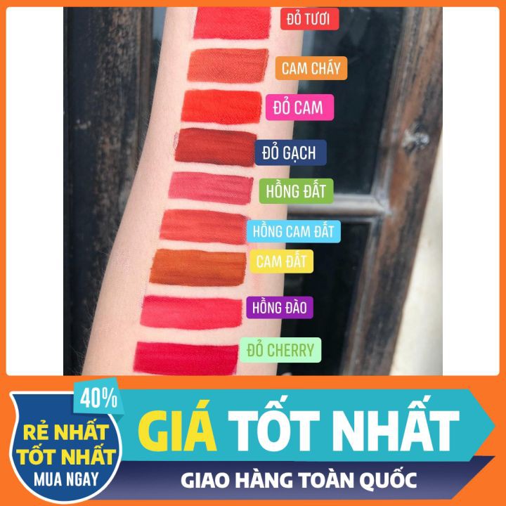 [BIG SALE] SOM KEM LÌ ROSE MATTE LIPSTICK-MUA 1 TẶNG 1- SIÊU LÌ SIÊU BỀN MÀU