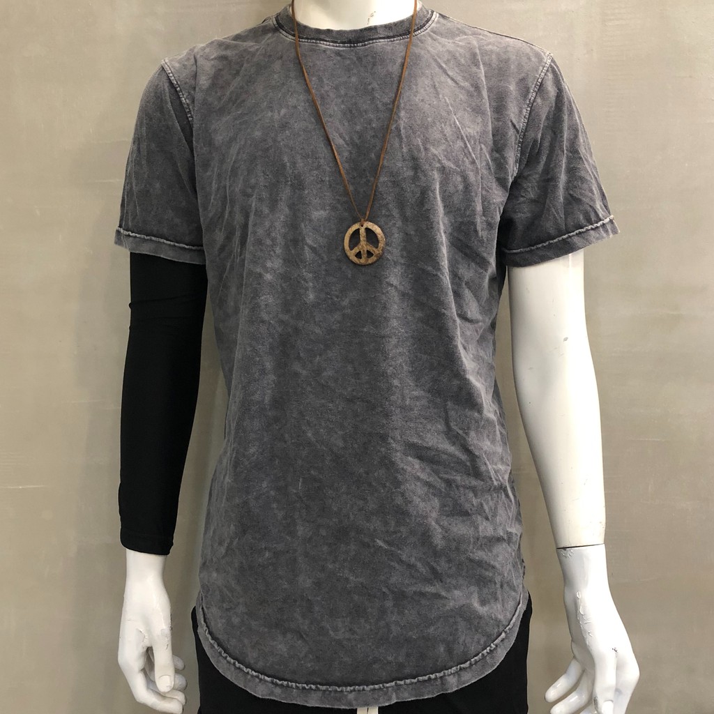 Áo Thun Cotton Cao Cấp Ngắn Tay Unisex, Chất Wash Đẹp Co Giãn Tốt, Mỏng Nhẹ Thoải Mái, Vạt Bầu Trơn Cá Tính Thời Thượng | BigBuy360 - bigbuy360.vn