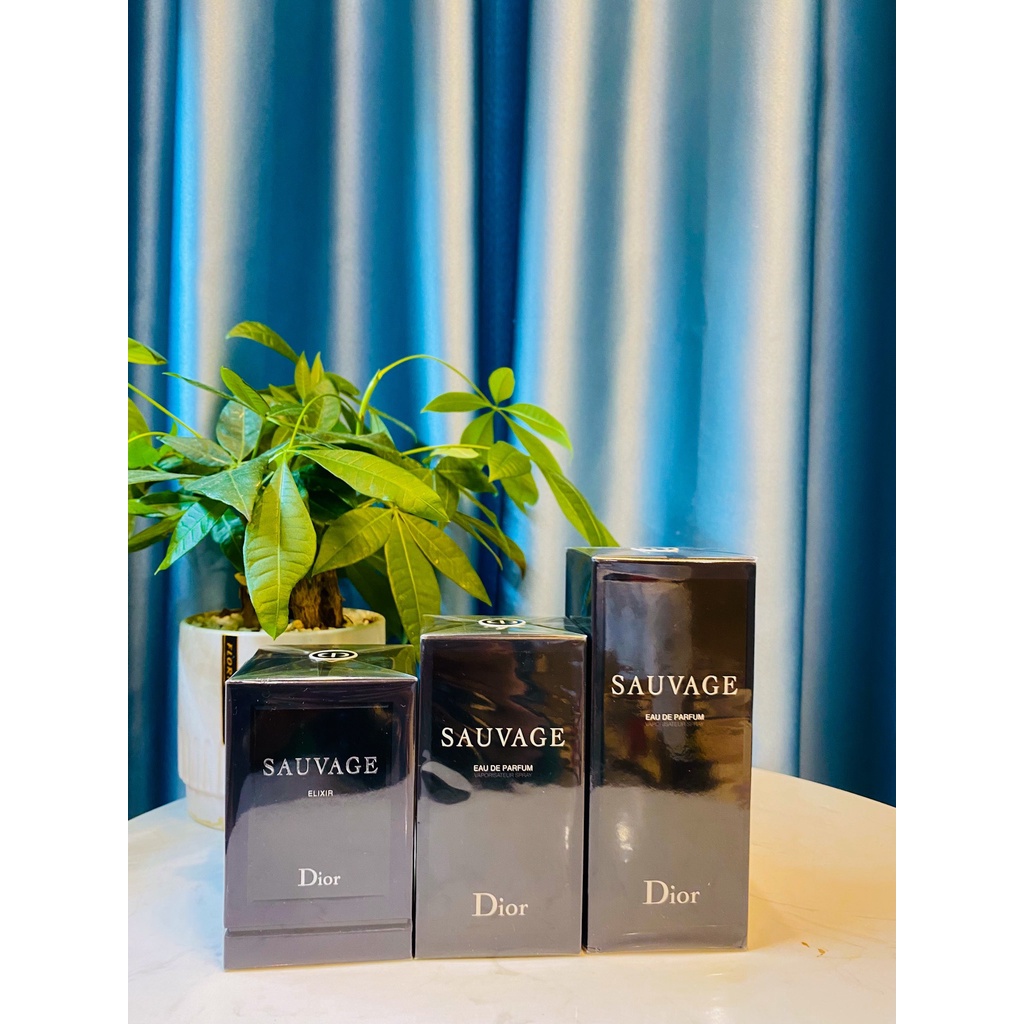 Nước hoa nam chính hãng Dior sauvage EDP 100ml - elixir 60ml(Các bạn muốn mua bản dùng thử liên hệ shop)
