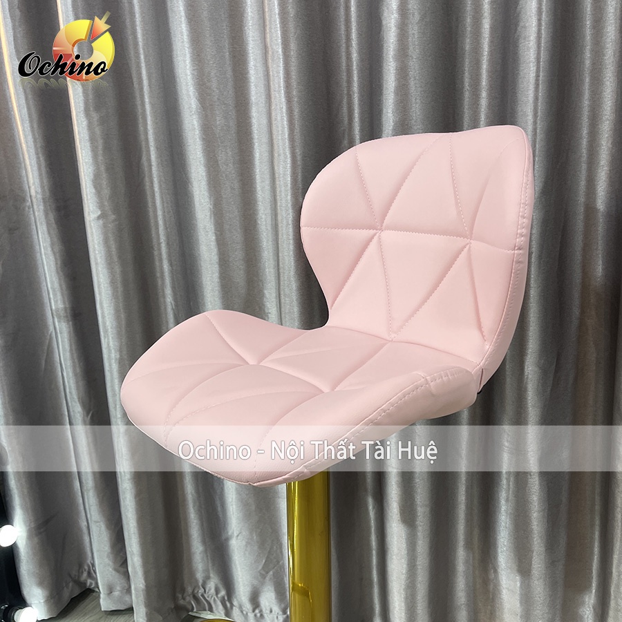 Ghế Chụp Hình, Ghế Makeup Chân Vàng K1 Sơn Tĩnh Điện Nhập Khẩu Mẫu KIM CƯƠNG ( Ảnh Thật Shop Chụp)