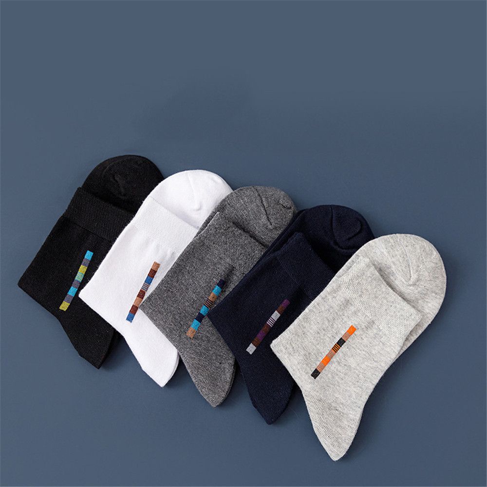 Đôi vớ cotton size lớn cổ vừa thoáng khí khử mùi mồ hôi nhiều màu sắc tùy chọn thời trang công sở dành cho nam