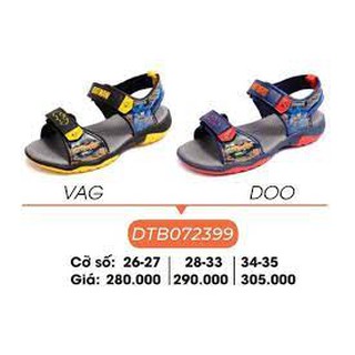 Dép sandal bé trai Batman Marvel DTB 072399 màu đỏ, vàng size 2627 280k 2833 290k