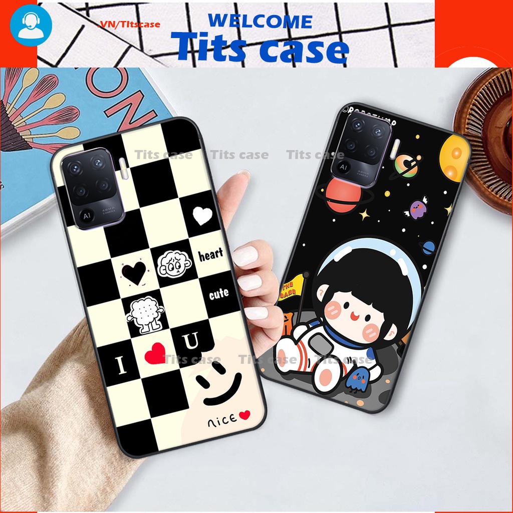 Ốp lưng Oppo A94 in hình bò sữa, gấu be@r, cute cực  ĐỈNH -  cực CHẤT-  cực COOL