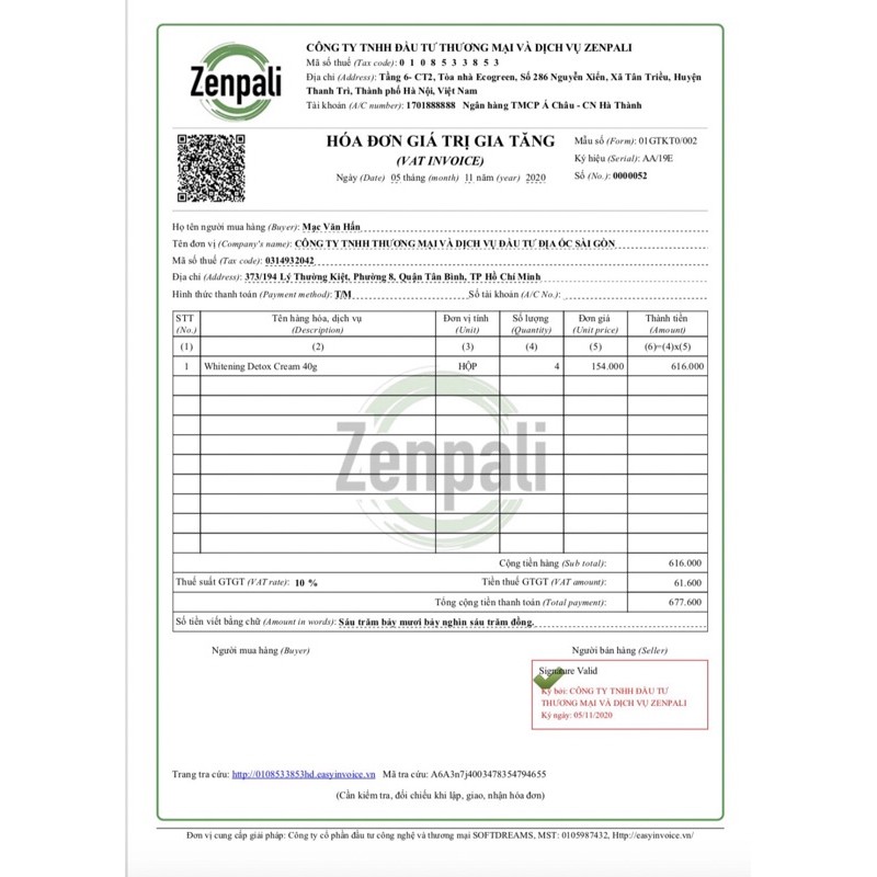 Chuối Cấy Trắng Zenpali, Chuối Giảm Thâm, Chuối Thải Chì Zenbali Whitening Detox Cream 30gr | BigBuy360 - bigbuy360.vn