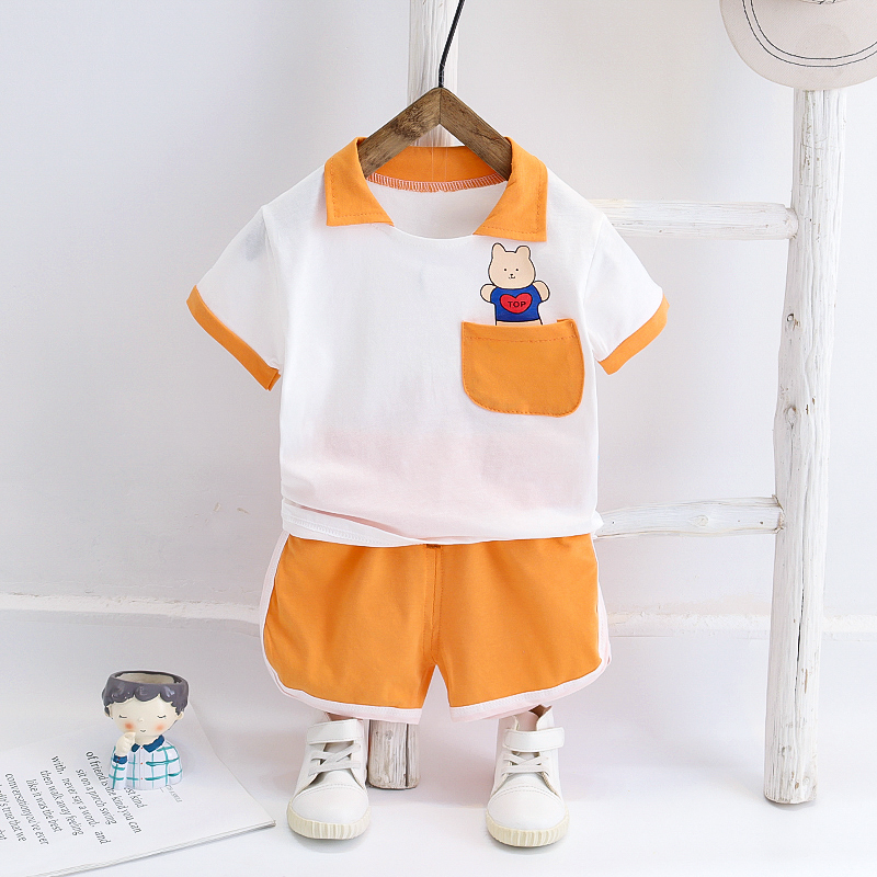 Bộ Quần Áo 100% Cotton Thời Trang Mùa Hè Đáng Yêu Cho Bé 0-5 Tuổi