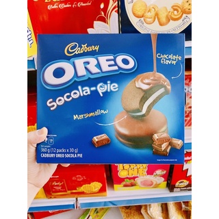 Bánh Oreo Socola Pie nhân dẻo Marshmallow hộp 303.6g
