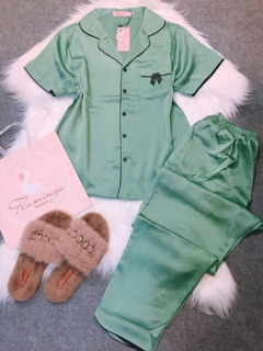 🌸 Pizama lụa satin trơn 1 màu 🌸