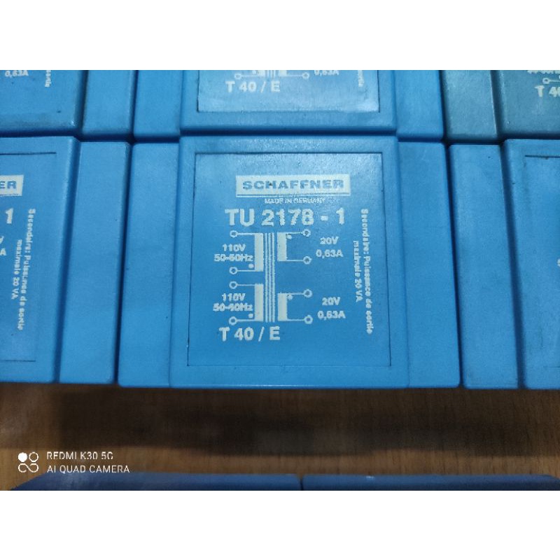 Biến áp đúc Schaffner 20v x 2 và 18v x 2 tháo máy