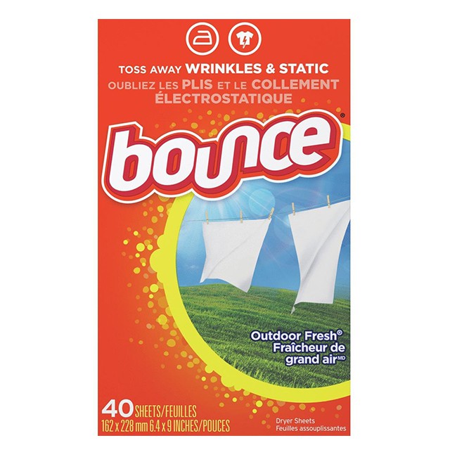 Giấy thơm và mềm vải Bounce - Canada - 40 tờ