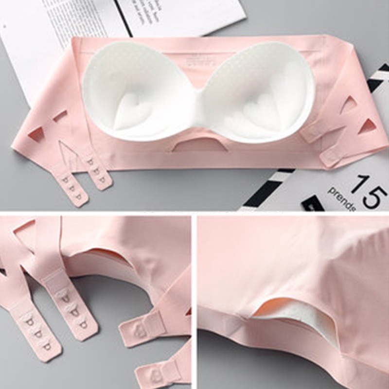 Áo lót không dây không đường may chất liệu lụa mát dành cho nữ | BigBuy360 - bigbuy360.vn