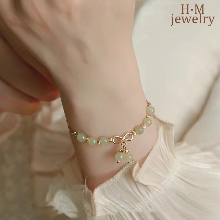 Vòng Tay Mạ Vàng 14K Mặt Hình Quả Cherry Dễ Thương
