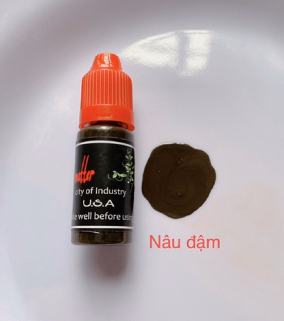 Mực xăm mày môi biomasster hữu cơ lọ 10ML