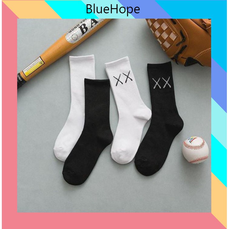 Tất đơn giản cổ cao nam nữ BlueHope mới nhất 2021 các màu