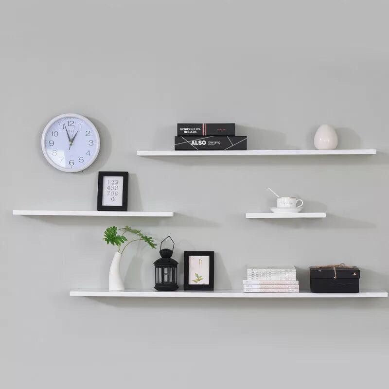 Thanh ngang kệ gỗ treo tường giá xuất xưởng giá 1 thanh tặng kèm vít âm tường