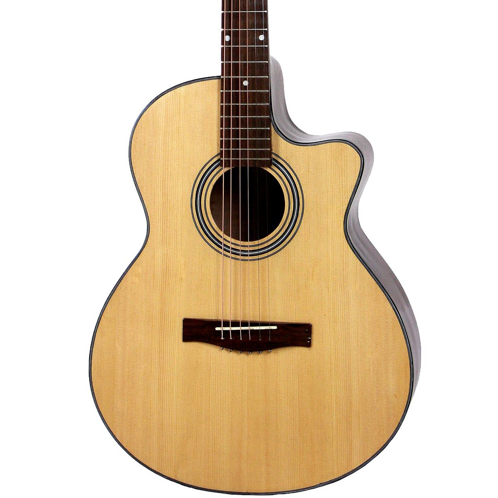 Đàn Guitar Acoustic Gỗ Nguyên Tấm - full phụ kiện -  Station HD-119