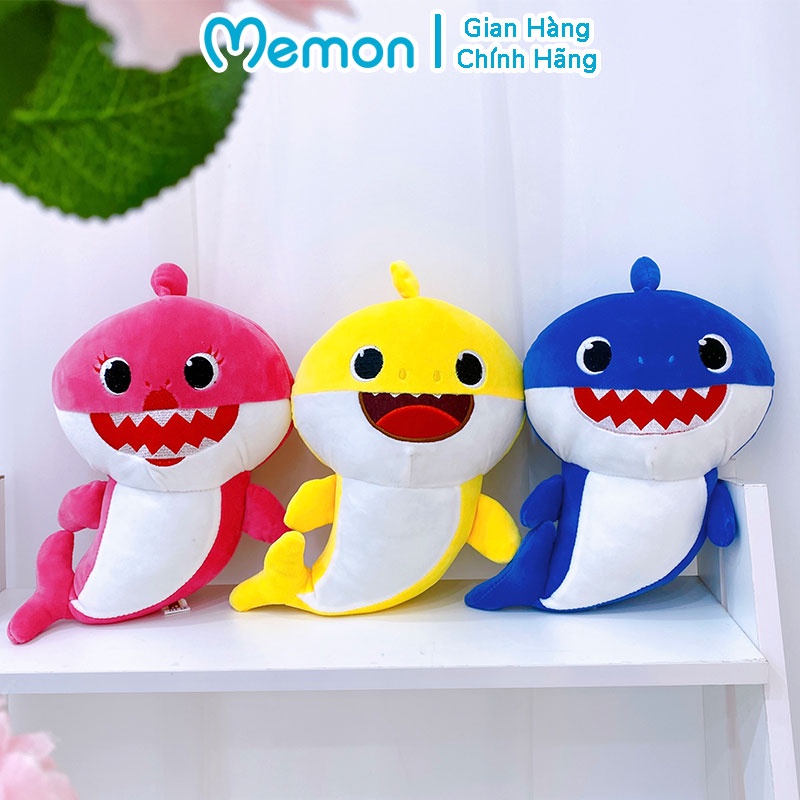 Gấu Bông Cá Mập Baby Shark Cao Cấp Memon