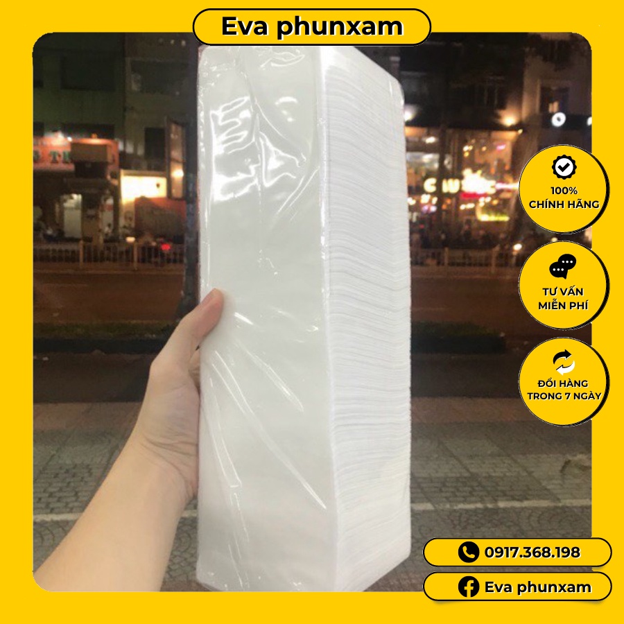Giấy  cây lau mặt dùng trong spa thẫm mỹ viện tẩy trang mặt