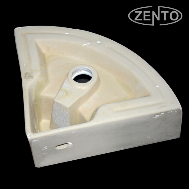 Chậu lavabo góc treo tường Zento LV6096