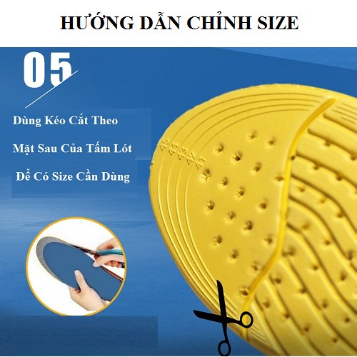 Một đôi gót giày thể thao nam nữ EVA 3 lớp cao cấp, êm chân, thấm hút mồ hôi – PK118