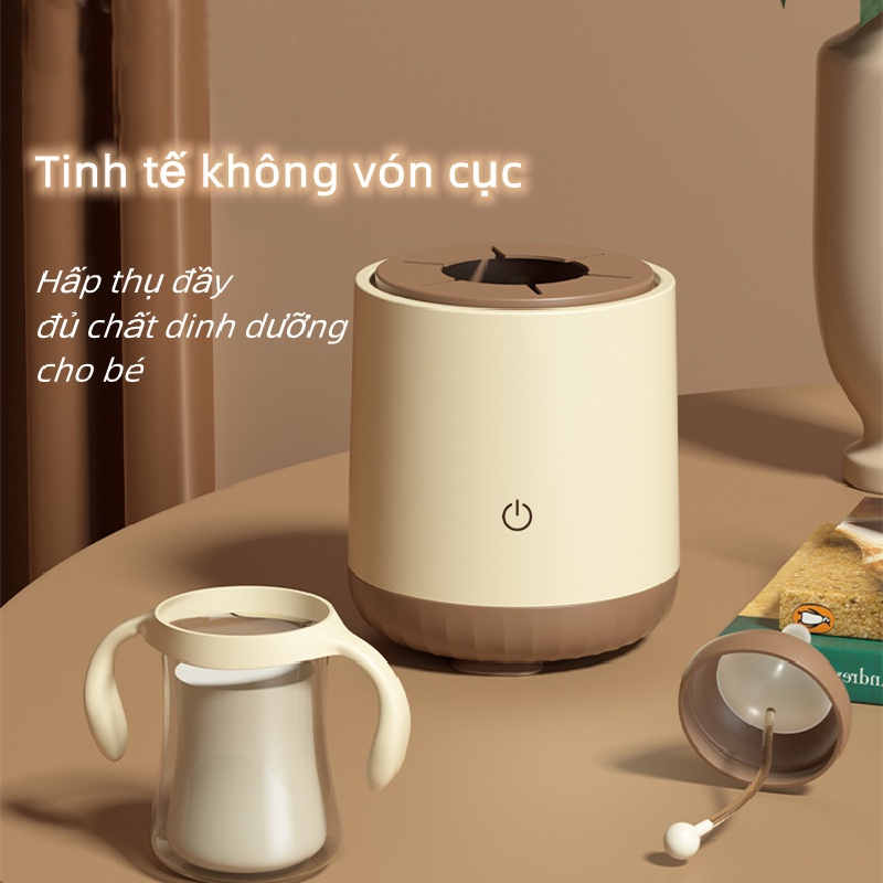 Máy trộn sữa bột cho bé, Bình lắc sữa cho trẻ sơ sinh, Dụng cụ bình sữa có thể sạc lại USB