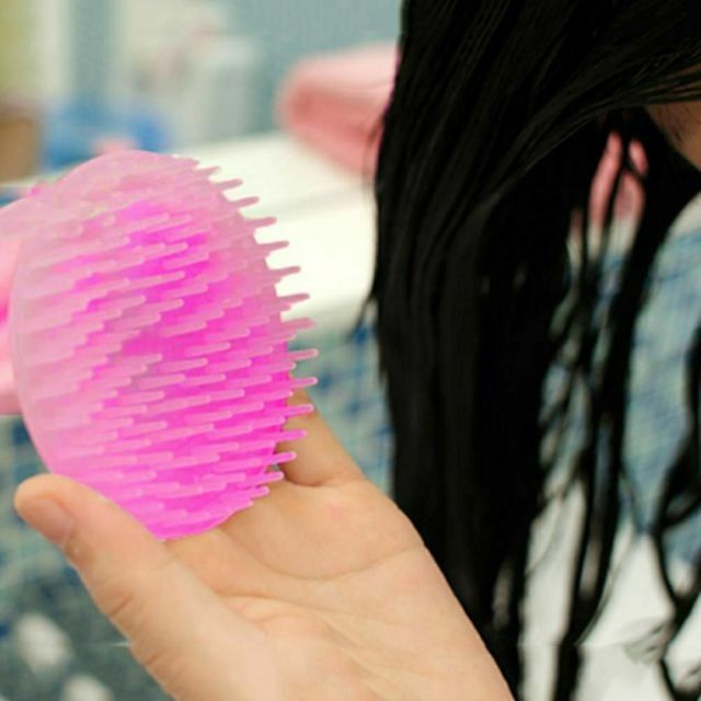 Bàn chải nhựa gội, massage da đầu, cơ thể