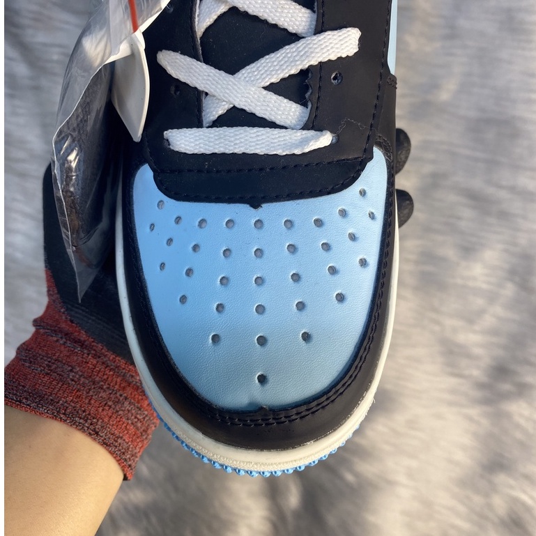 Giày thể thao AF1 xanh dương, Giày sneaker Air Force 1 blue sky phối đồ nam nữ hot trend 2022 Full Box tặng kèm dây