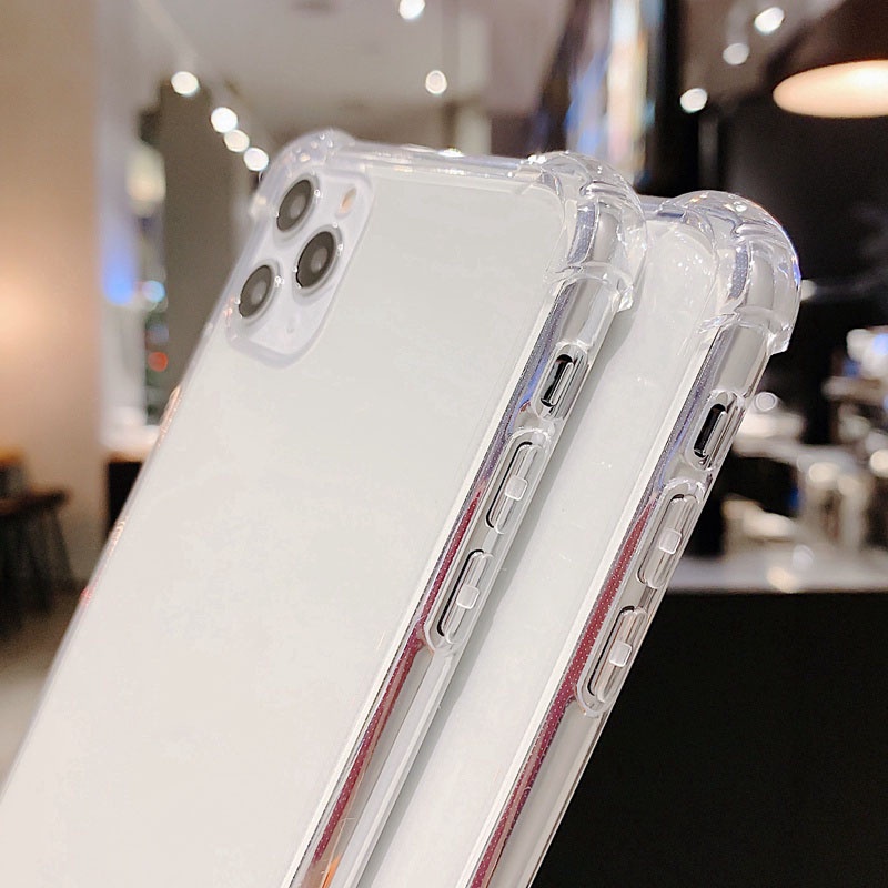 Ốp điện thoại TPU mềm trong suốt có dây đeo vai cho iPhone 6 7 8 Plus 11 Pro Max X XR XS Max