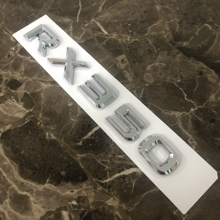 Decal tem chữ RX350 dán đuôi xe ô tô Lexus G100406