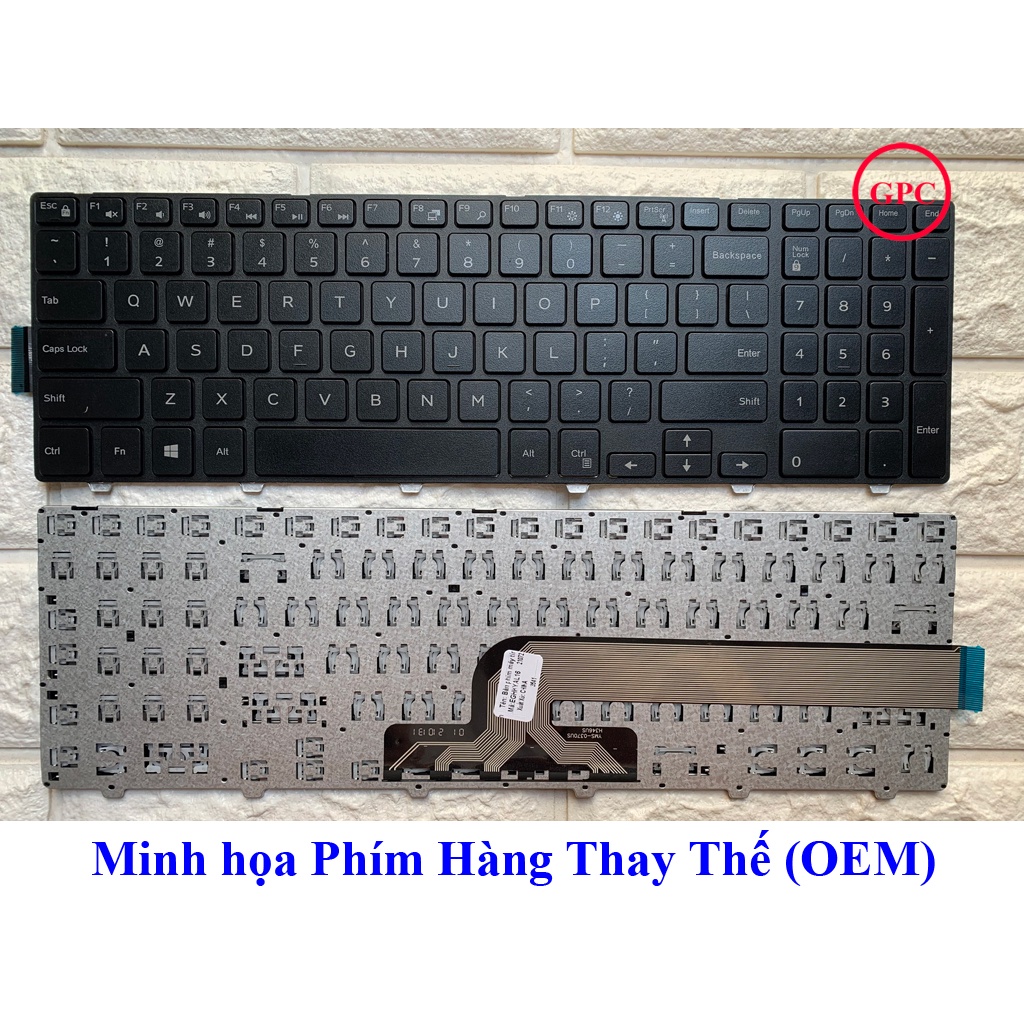 Bàn phím Dell Vostro 15-3000 3558 3567 3568 3559 3559 3541 3546 5558 5559 chất lượng cao - nhập khẩu New