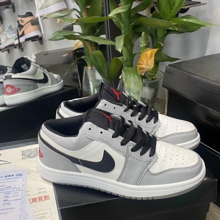 Giày Sneaker thể thao 𝐉𝐨𝐫𝐝𝐚𝐧 𝐜ổ 𝐭𝐡ấ𝐩, Giày 𝐉𝐨𝐫𝐝𝐚𝐧 1 Paris Xám Xanh cổ thấp nam nữ full box bill