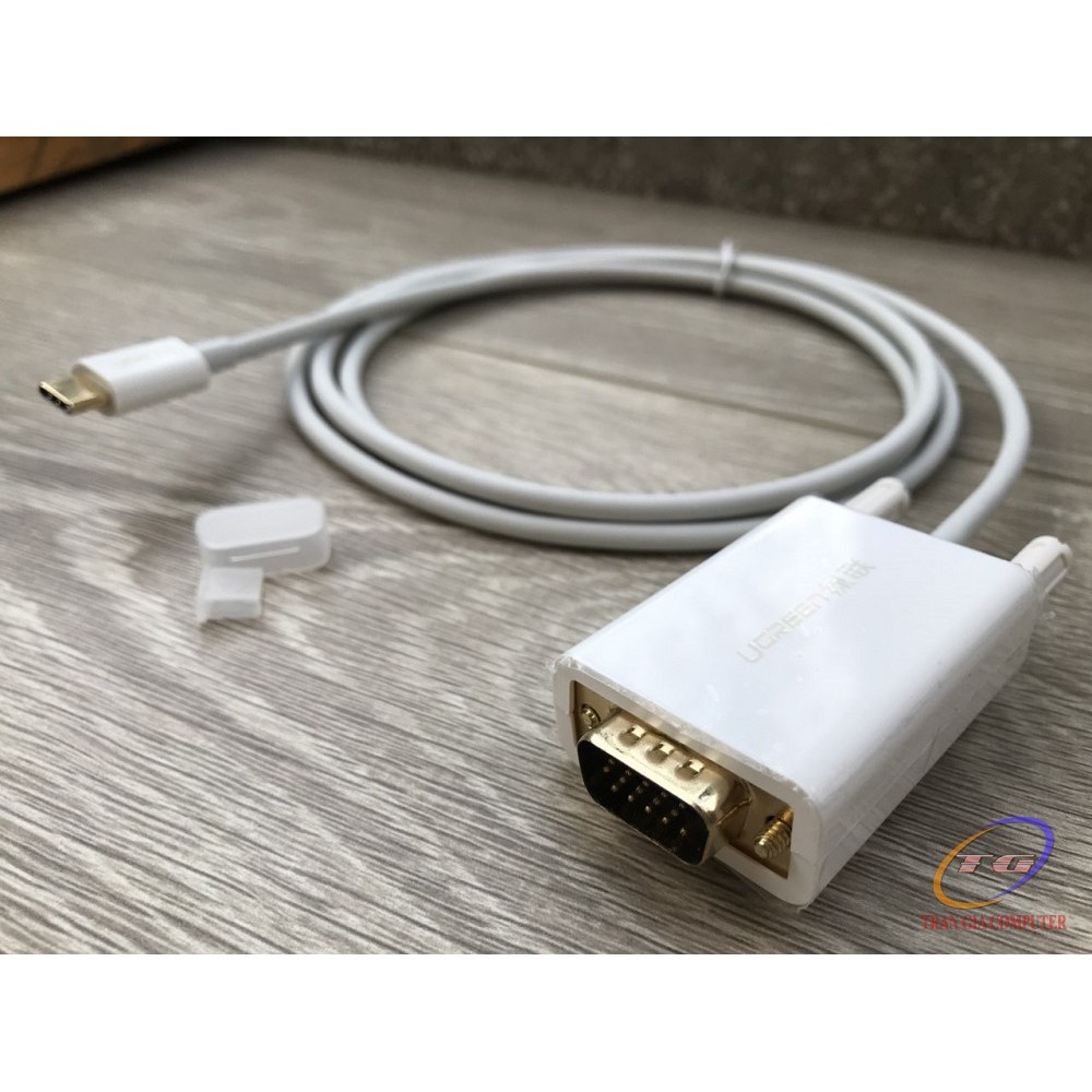 Cáp Chuyển Đổi Ugreen USB Type-C Sang VGA cao cấp chính hãng 30842