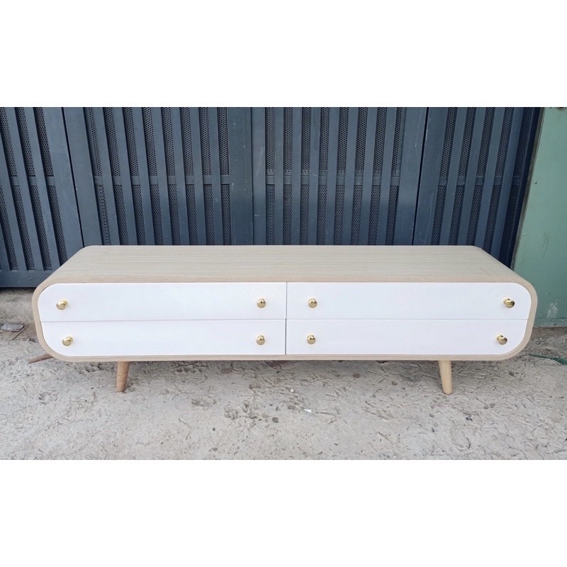 Tủ Tivi gỗ uốn cong  #Decor - giá xưởng