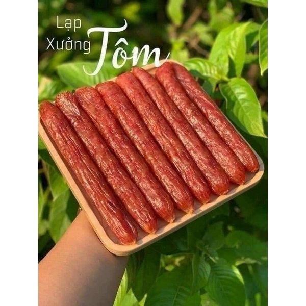 Lạp xưởng tôm đặc sản Sóc trăng ( khay 500gr)