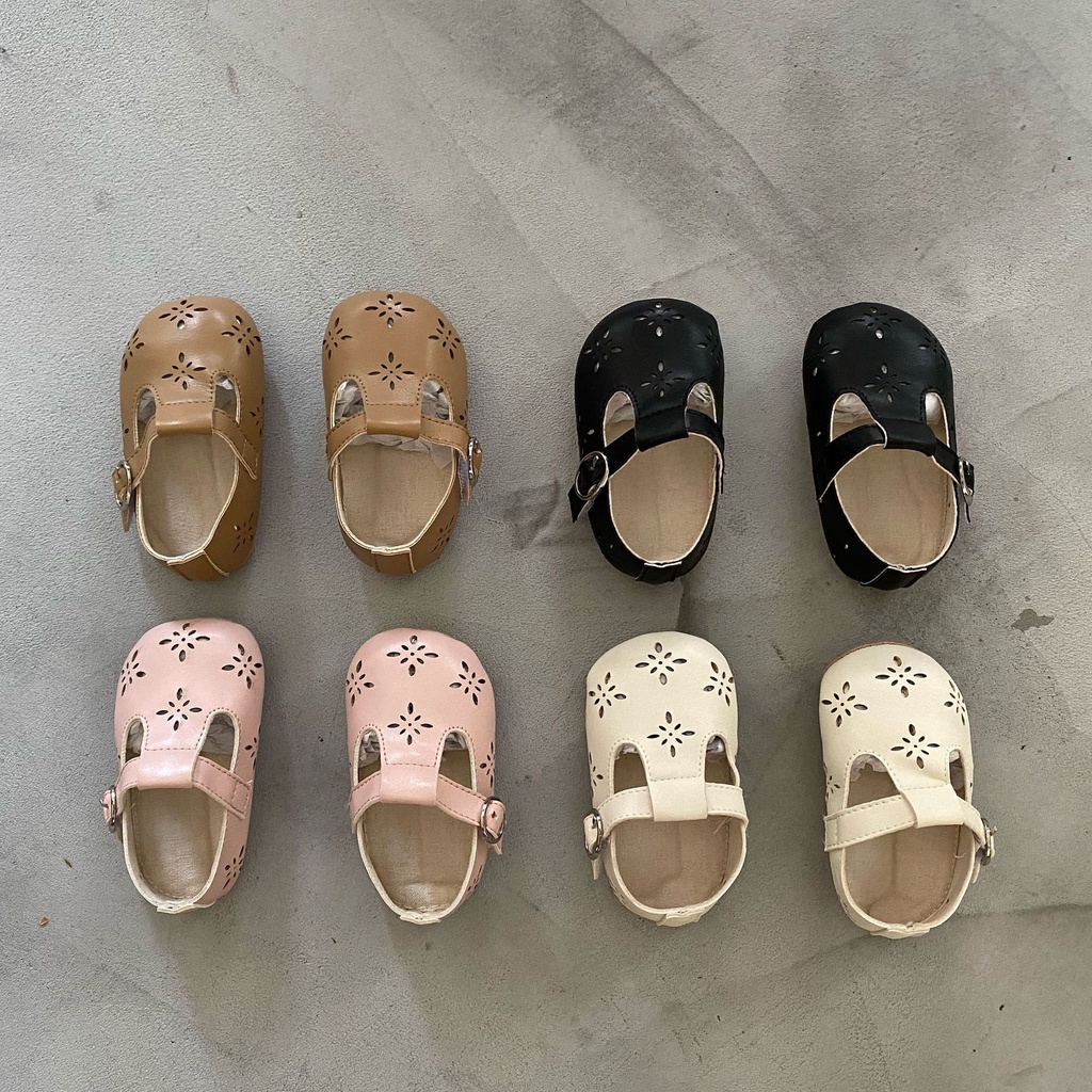 Giày tập đi cho bé chống trơn trượt 4 màu 809