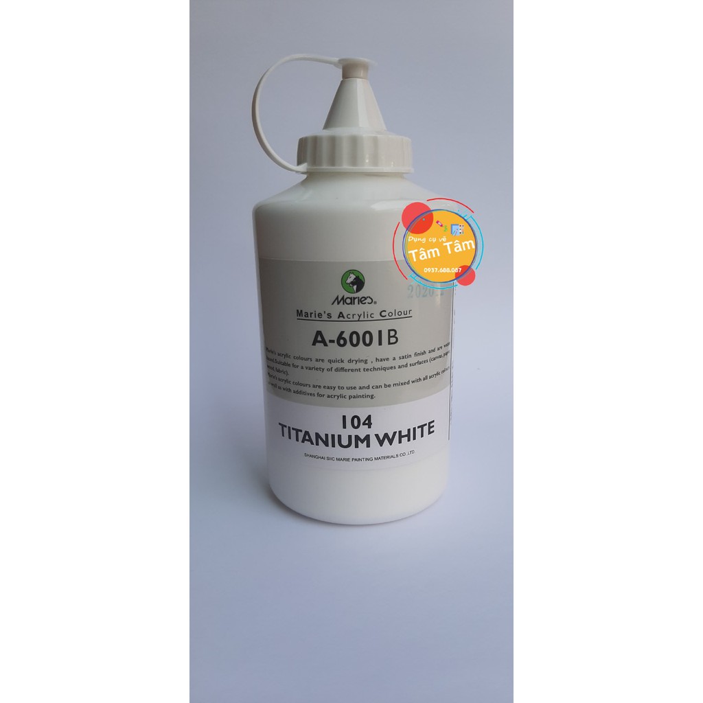 [ TÂM TÂM ]-Màu acrylic Maries bình bóp 1000ml, acrylic Marie's bình vòi 1 lit