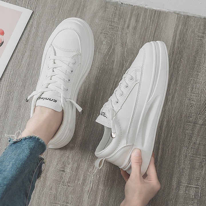 Giày thể thao nữ sneaker giày trắng tôn dáng độn đế 4cm RM05 ơi
