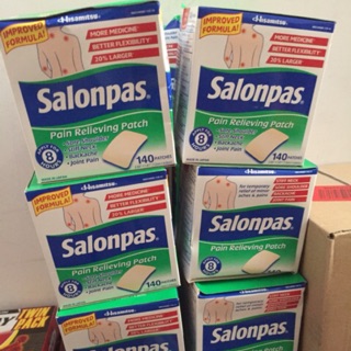 Miếng dán Salonpas hộp 140 miếng