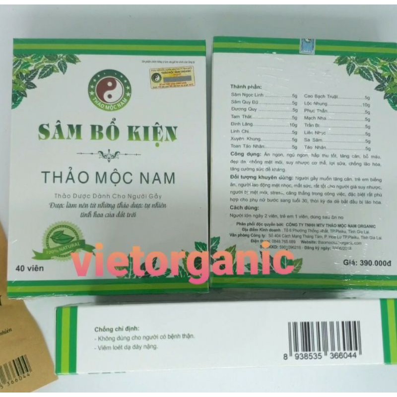 [HÀNG CHÍNH HÃNG] Sâm Bổ Kiện Thảo Mộc Nam - TĂNG CÂN HIỆU QUẢ | Thế Giới Skin Care