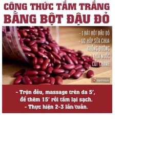 200gr Bột đậu đỏ quê đắp mặt tắm trắng