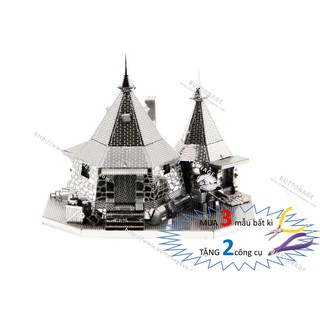 Mô Hình Lắp Ghép kim Loại 3D Túp Lều của Hagrid