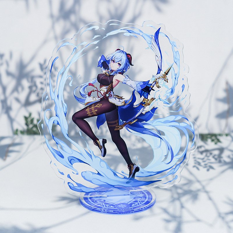 Mô hình Standee nhân vật GANYU Genshin Impact game chibi tượng mica trang trí