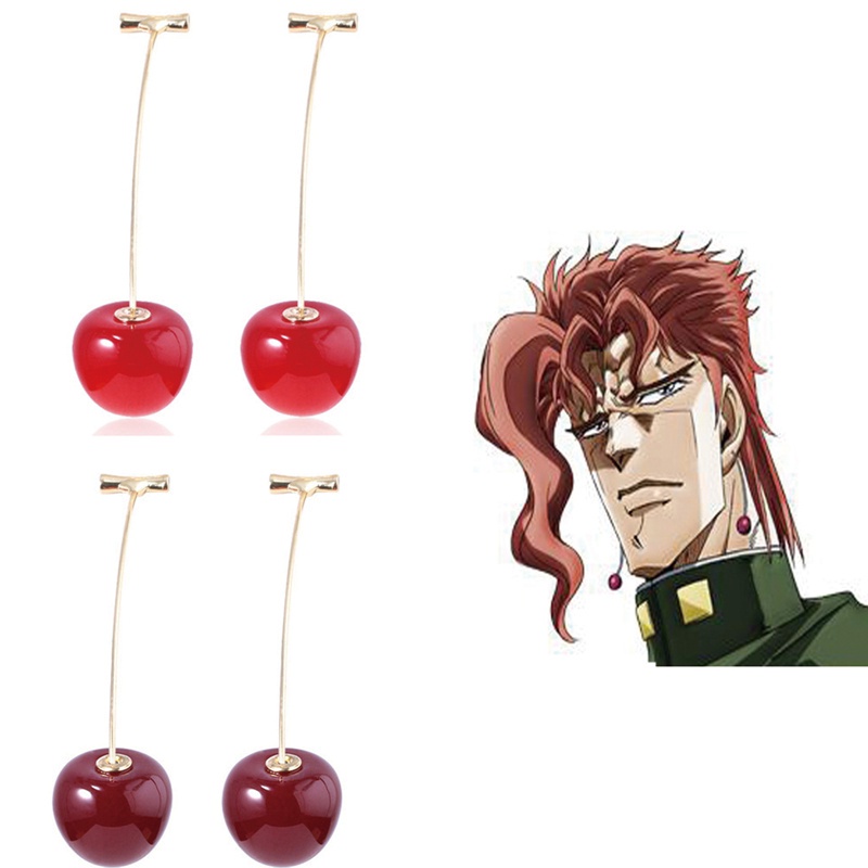 Bông tai dạng kẹp dài hình anime JoJos Bizarre Adventure Kakyo cho nam