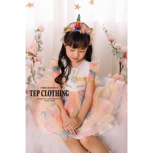 PONY Đầm Công Chúa Thiết Kế Cho Bé Gái by Tep Clothing- Hình Khách Feedback