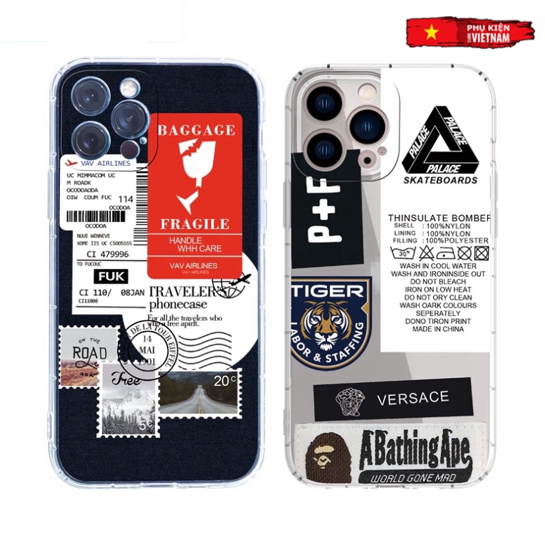 Ốp lưng iphone 6, 6s plus, 7 8 Plus, X, XS, XR, XSMAX, 11, 12, 13 PROMAX TRONG SUỐT TẤM VÉ PKVN