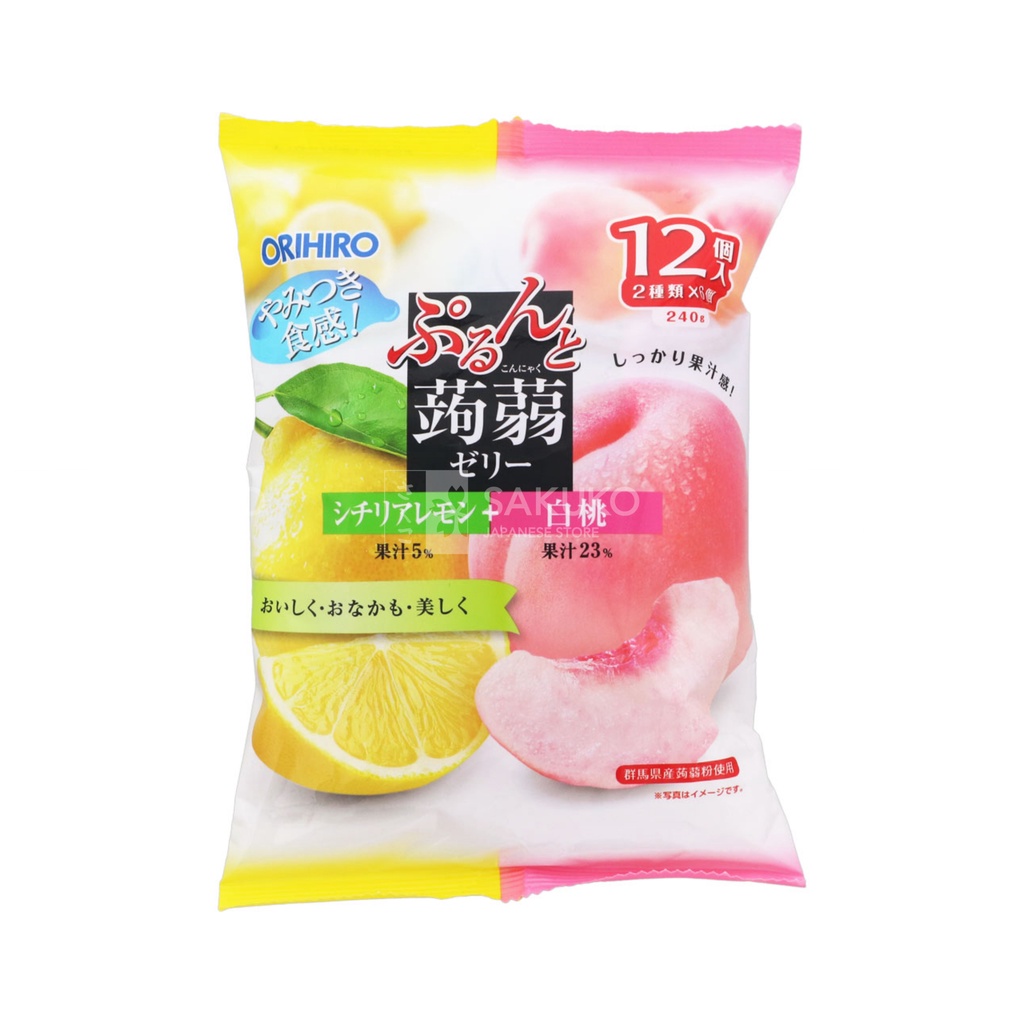 Thạch trái cây Orihiro Nhật Bản, 240g