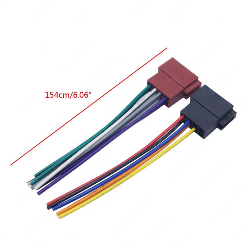 Bộ 2 Dây Cáp ISO Kết Nối Thông Dụng Dễ Lắp Đặt Cho Xe Hơi
