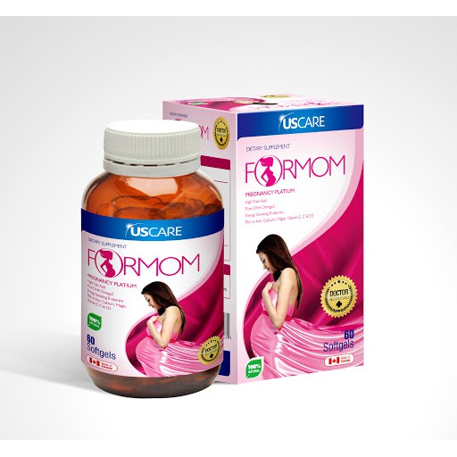 Thực Phẩm Chức Năng Bổ Sung Dưỡng Chất Cho Bà Bầu FORMOM Viva Pharmaceutical (30 Viên)