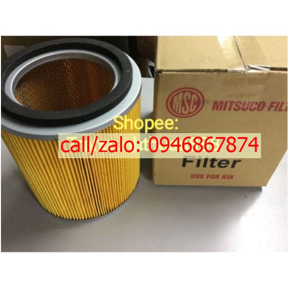 Lọc gió Kia 1,4 tấn K165 K2700 hàng Mitsuco