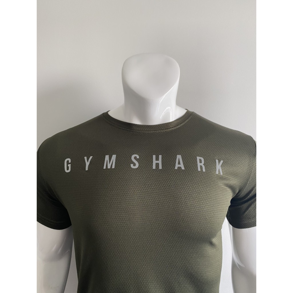 Áo thun tập gym cao cấp GymShark vải da rắn siêu chất - BiT Fitness TEE.GS.DR