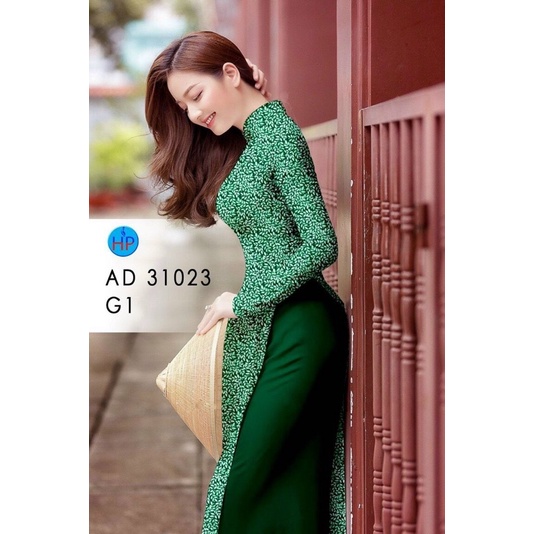 Vải áo dài hoa nhí